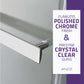 Kahn Series 45 to 48 in. x 76 in. Sliding Frameless Shower Door with Tsunami Guard Tempered Glass