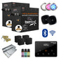 Steam Shower Generator, Full Package, Black Wireless Deluxe New Square Heads