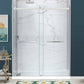 60 x 36 Frameless Shower Door, Pan Only, Kahn Extra Deep ANR