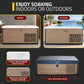 Cold Plunge Tub, Iroquois Person Mono Jet Heater Chestnut