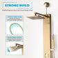 Dion Series 39 in. 2-Jetted Shower Tower with Heavy Rain Shower and Body Jets and Spray Wand