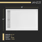 76 x 45 Framed Shower Door, Pan Only, Stellar Sliding Frameless Alcove