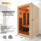 Infrared Sauna, Viti Person Indoor Hemlock