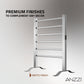 Towel Warmer, Naple Bar Aluminum Mounted/Free