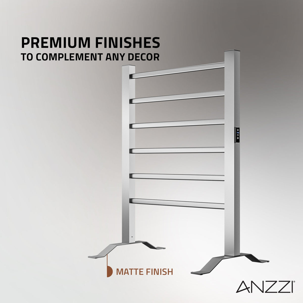 Towel Warmer, Naple Bar Aluminum Mounted/Free