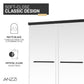 Ward Series 56 to 60 in. x 76 in. Frameless Sliding Shower Door with 3/8" (10mm) Tempered Clear Glass