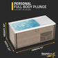 Cold Plunge Tub, Iroquois Person Mono Jet Heater Chestnut