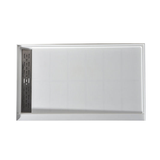 Shower Base, Right Drain, Pan Only 5