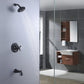 Shower Head, Mesto Handle Mounted Showerhead Rubbed Bronze