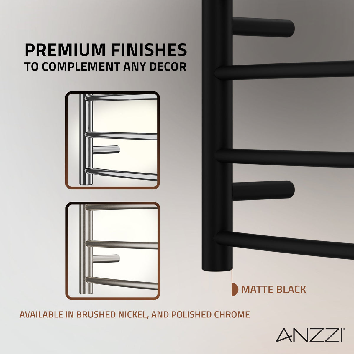 Towel Warmer, ANZZI Glow Bar Compact