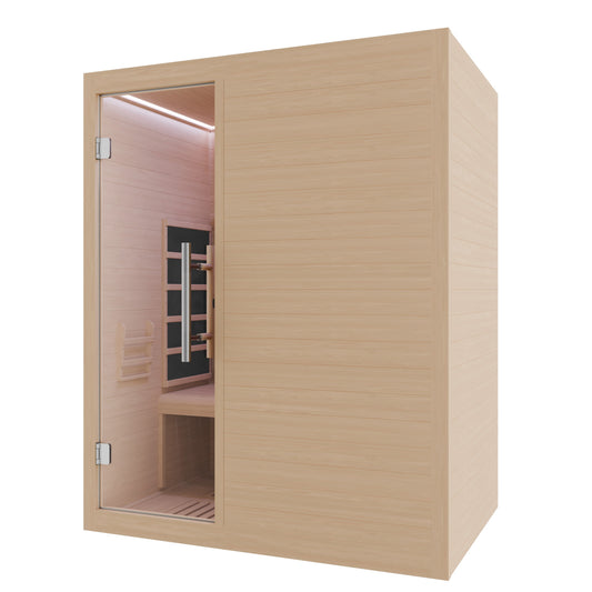 Infrared Sauna, Yoga Person Indoor Full