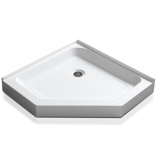 Shower Base, Center Drain, Pan Only 8