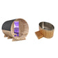 Outdoor Sauna, 4 Person Electric Rock Soaking Bathtub