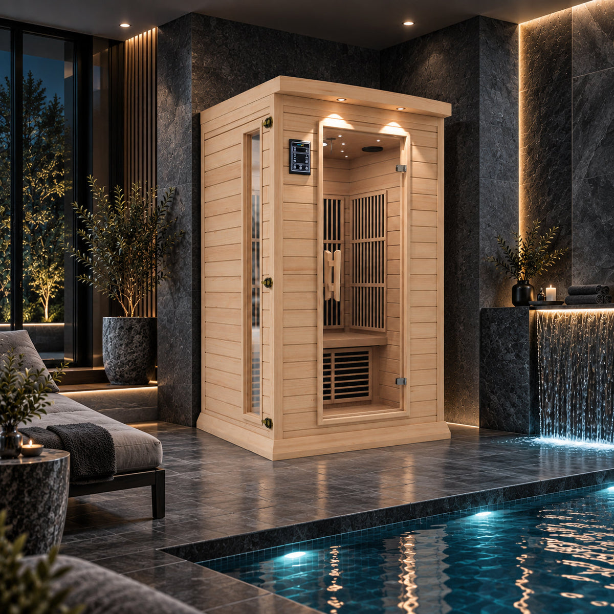 Infrared Sauna, Seychelles Person Carbon FAR