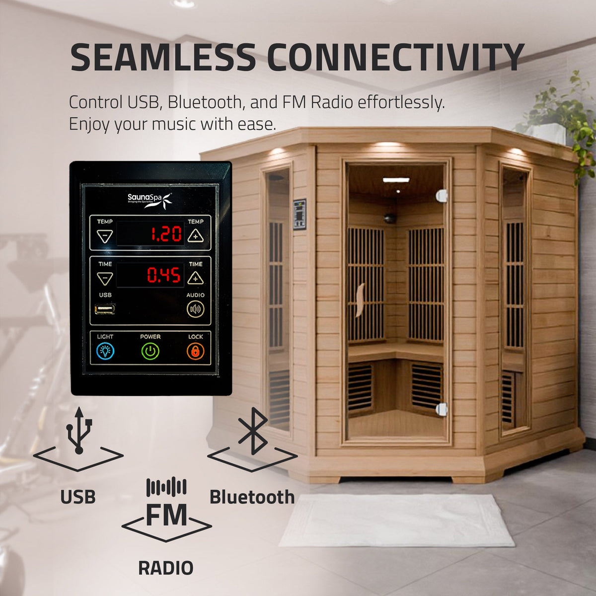 Infrared Sauna, Mauritius Person Carbon FAR