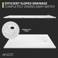 59 x 32 Shower Base, Pan Only, Barrier Free Curbless White