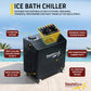 Cold Plunge Tub, Kodiak Person Inflatable Ice Kit Gray