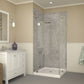Valley Base Series 38 in. L x 38 in. W Corner Shower Shower Pan Base with Center Drain in Glossy White Marine Acrylic