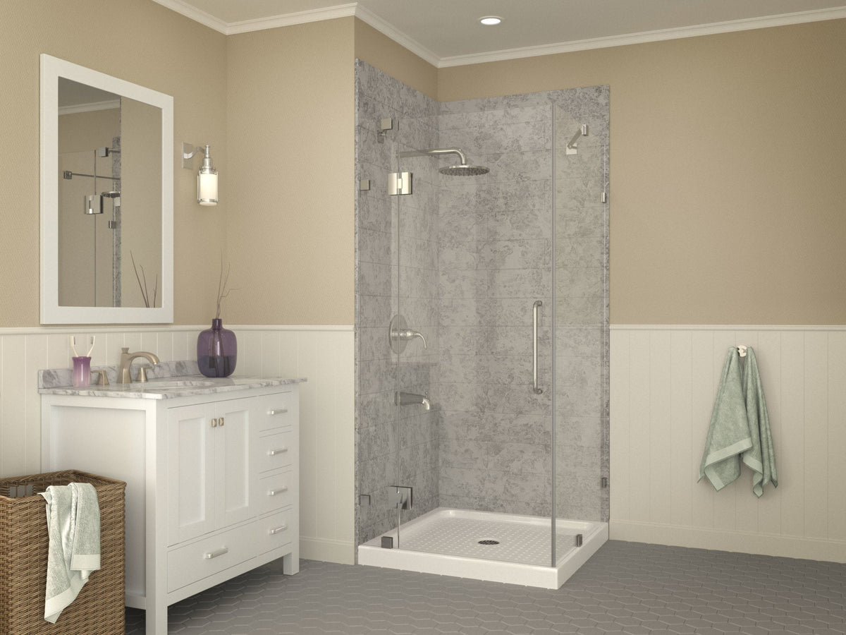 Shower Base, Center Drain, Pan Only 6