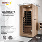 Infrared Sauna, Lucia Person Indoor Hemlock