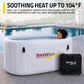 Cold Plunge Tub, Kodiak Person Inflatable Ice Kit Gray