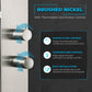 Collines Series 55 in. 2-Jetted Shower Tower with Heavy Rain Shower and Jets and Spray Wand