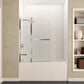 48 x 58 Tub Shower Door, Galleon Frameless TSUNAMI GUARD in. with