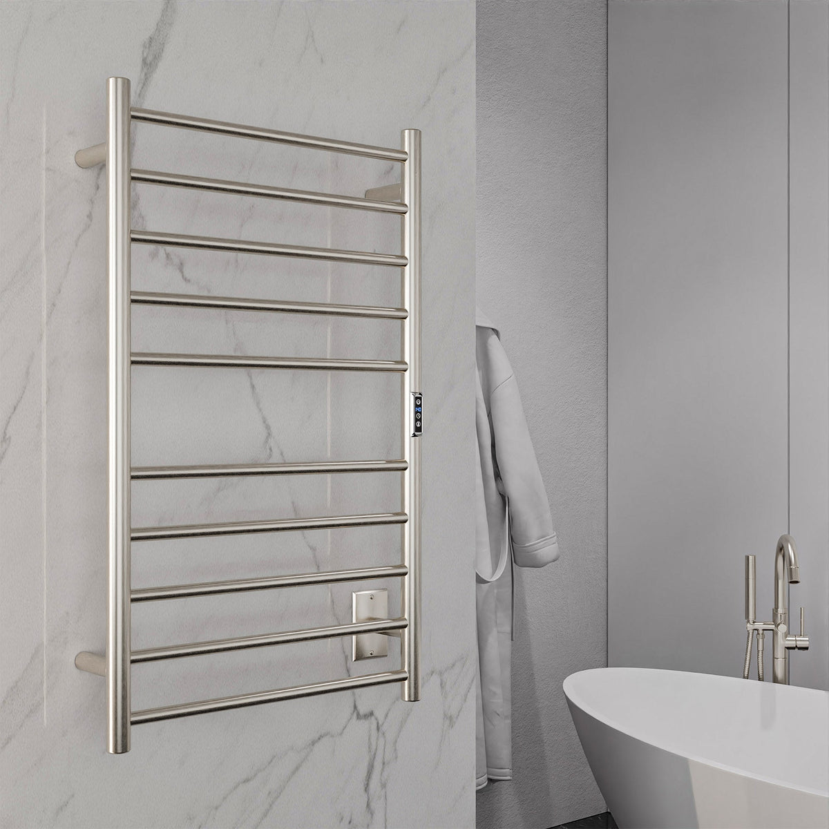 Towel Warmer, ANZZI Crete Bar Mounted