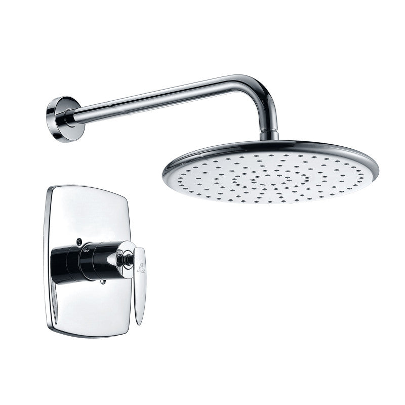 Shower Head, Thyme Handle Mounted Showerhead Polished Chrome