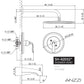 Shower Head, Meno Handle Spray Faucet Brushed Nickel