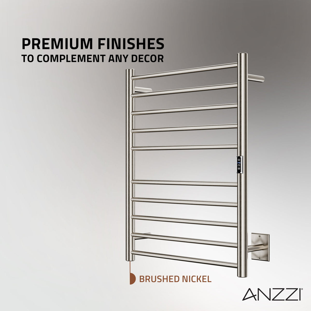Towel Warmer, ANZZI Crete Bar Mounted