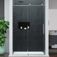 Frameless Shower Door, Mountain x Reversible Sliding Multiple Finishes