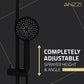 Shower Head, Heavy Rainfall Stainless Steel Matte Black