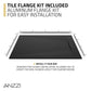 59 x 32 Shower Base, Pan Only, Reversible Drain Barrier Free