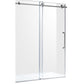 54 x 76 Frameless Shower Door, Madam Sliding Tempered Clear