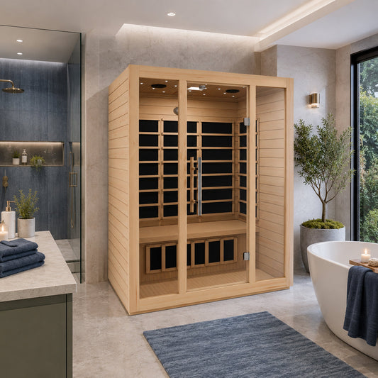Infrared Sauna, Maldives Person Indoor Hemlock