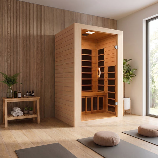 Infrared Sauna, Viti Person Indoor Hemlock