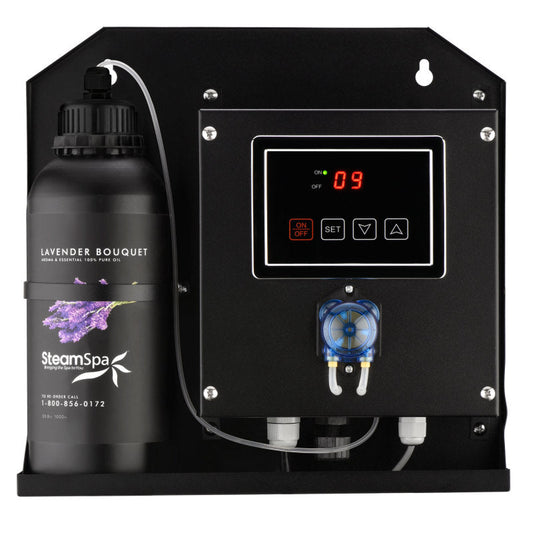 Steam Shower Accessory, Essential Oils Aromatherapy Aroma Compatibility Black