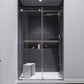 Madam Series 44 to 48 in. x 76 in. Sliding Frameless Shower Door with Tsunami Guard Tempered Glass