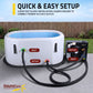 Cold Plunge Tub, Kodiak Person Inflatable Ice Kit Gray