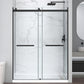 60 x 30 Frameless Shower Door, Pan Only, Kahn Alcove Sliding Combo