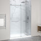 60 x 32 Frameless Shower Door, Pan Only, Kahn Alcove Sliding Combo
