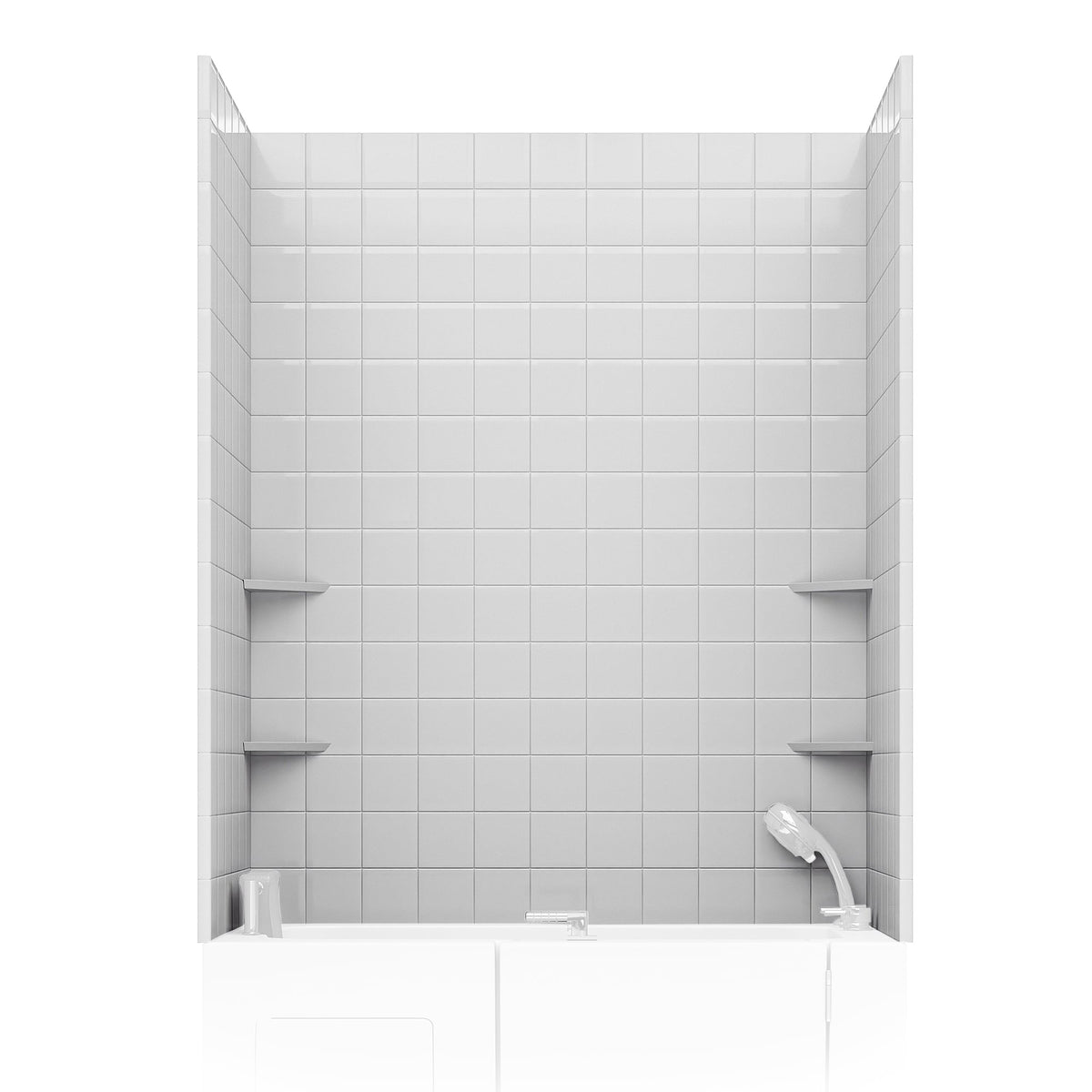 Shower Wall Panel, Rampart x Glue Up