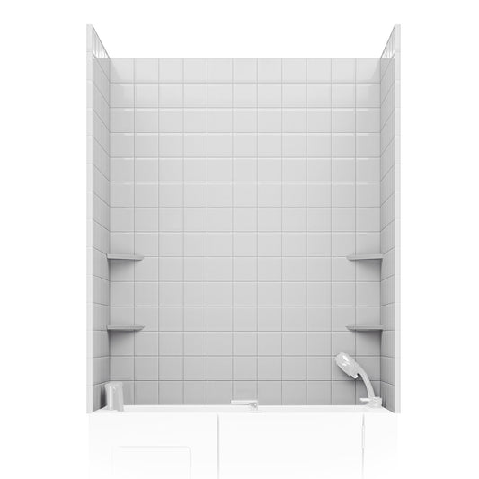 Shower Wall Panel, Rampart x Glue Up