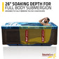 Cold Plunge Tub, All One Hot Built WiFi Blue