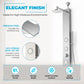 Beverly Series 43 in. 3-Jetted Shower Tower with Heavy Rain Shower and Body Jets and Spray Wand