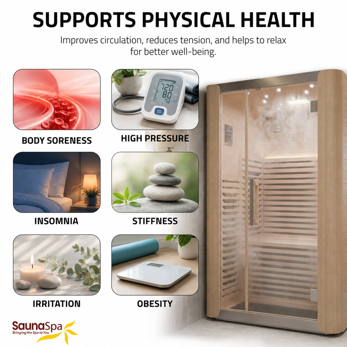 Infrared Sauna, Full Spectrum Person Indoor Yoga Sessions