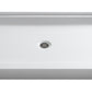 Tiers Base Series 36 in. L x 60 in. W Alcove Shower Shower Pan Base with Right Drain in Glossy White Marine Acrylic