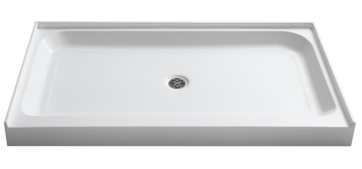 Shower Base, Right Drain, Pan Only 6