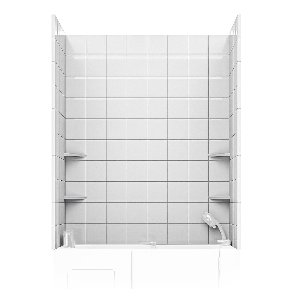 Shower Wall Panel, Rampart x Glue Up